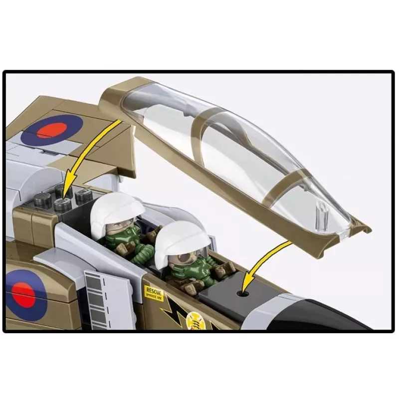 Cobi Blokeliai F-4M Phantom II karinis lėktuvas, 728 dalių konstruktorius