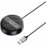 Renkforce RF-USBH-400 4 prievadų USB 3.0 šakotuvas juodas matinis (RF-6266640)