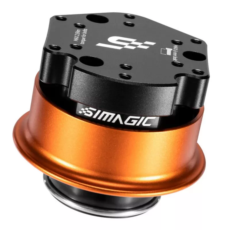 Greito atjungimo adapteris Simagic EVO S476 – lengvas ir patvarus lenktynių vairų sistemoms