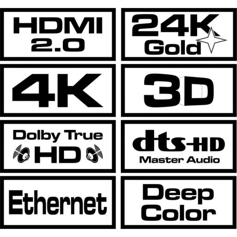 Savio CL-141 HDMI kabelis 10 m HDMI A tipas (Standartinis) Juoda, Raudona