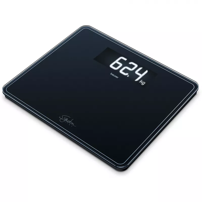 Svarstyklės vonios Beurer GS 410 Signature Line, juodas stiklas, modelis 735.76