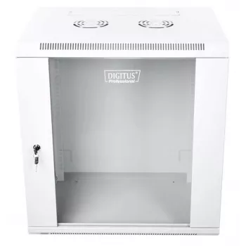 DIGITUS DN-W19 12U/450 sieninis tinklo spintos korpusas, pilkas