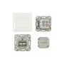 Synergy 21 S216357 – Kištukinis lizdas RJ-45, 6a kategorija, baltas, 50x50 mm