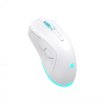 Pelė Baracuda Turtle BGM-122 balta TURTLE-W