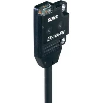 Panasonic EX14APN fotoelektrinis artumo jutiklis (šviesos barjeras) — difuzinis, normaliai įjungtas, jutimo atstumas 25 mm