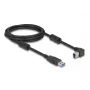 DeLOCK USB kabelis Type-A lizdas į Type-B kištuką 90° kairėn 2 m