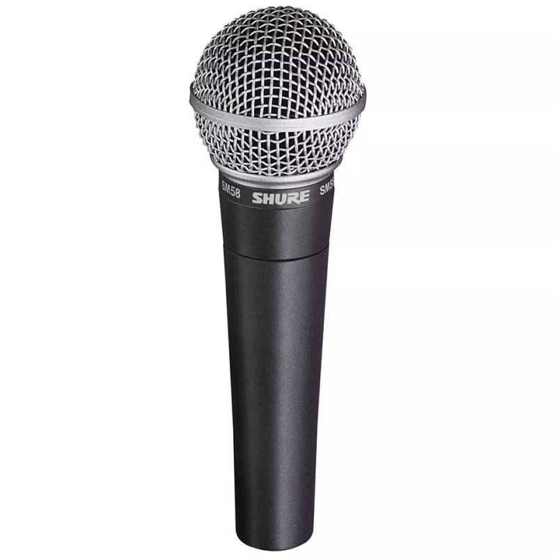 Shure SM58SE – dinaminis, kardioidinis vokalinis mikrofonas su jungikliu