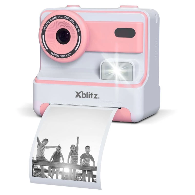 Xblitz FLASH PINK momentinė kamera su termospausdintuvu vaikams