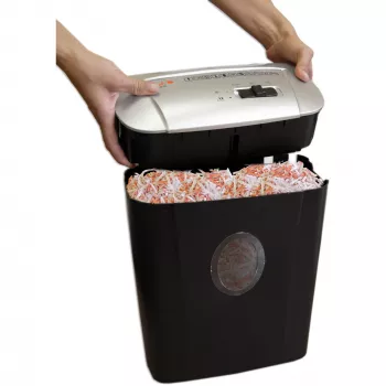 Popieriaus smulkintuvas Peach PS500-10 kryžminis pjovimas 72 dB 22 cm Juodas