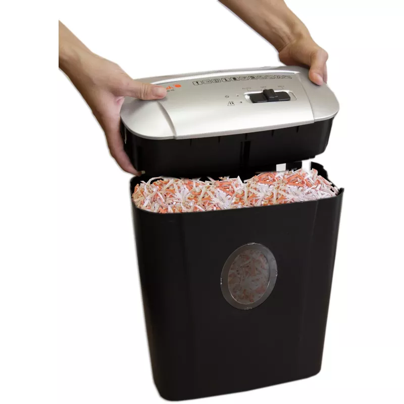 Popieriaus smulkintuvas Peach PS500-10 kryžminis pjovimas 72 dB 22 cm Juodas