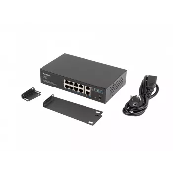Nevaldomas PoE+ jungiklis Lanberg RSFE-8P-2GE-120