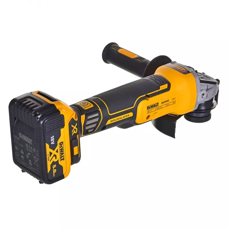 DeWALT kampinis šlifuoklis DCG405P3 18V (DCG405P3-QW)