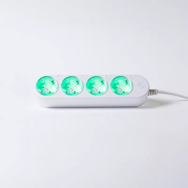 Išmanusis 12A Shelly Power Strip 4 Gen4 Zigbee/Matter kištukinis lizdas