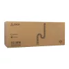 Kabelių tvarkymo skydelis SBOX CC-1016W baltas, 16 lizdų tinklo ir maitinimo kabeliams