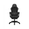 Žaidimų kėdė Huzaro Force 3.7 Carbon Black – ergonomiška, reguliuojamas aukštis 107,5–116,5 cm, 5 ratukai, juosmens ir kaklo pagalvėlės