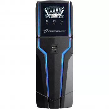 PowerWalker VI 1000 GXB – nepertraukiamo maitinimo šaltinis (UPS) – AC 162–290 V – 600 W – 1000 VA – 9 Ah – USB – 4 išvesties lizdai