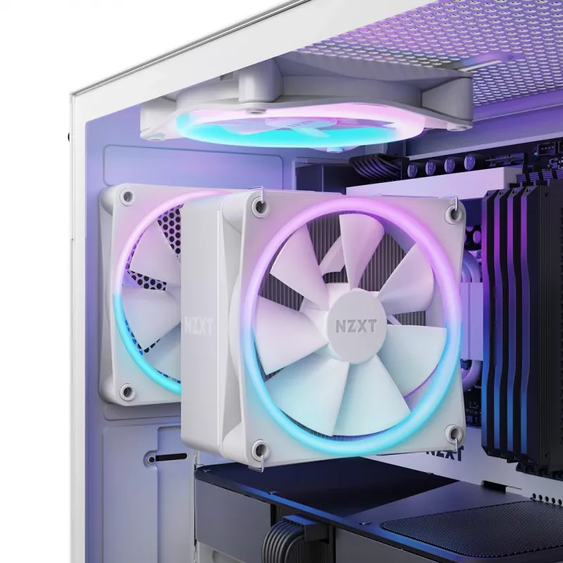 NZXT T120 RGB procesoriaus aušintuvas 12 cm baltas 1 vnt.