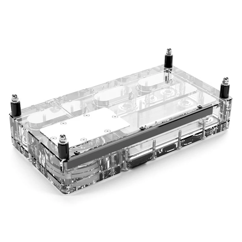 Rezervuaras Alphacool Core Distro Plate skaidrus akrilas 125x240x68.8mm