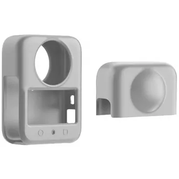 Silicininis dėklas su objektyvo apsauga PULUZ DJI Osmo 360 (pilka)