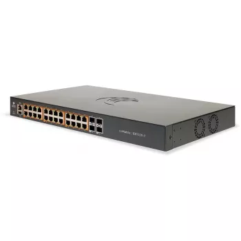 Cambium Networks cnMatrix EX1028-P valdomas PoE+ Gigabit Ethernet jungiklis su šviesolaidine jungtimi