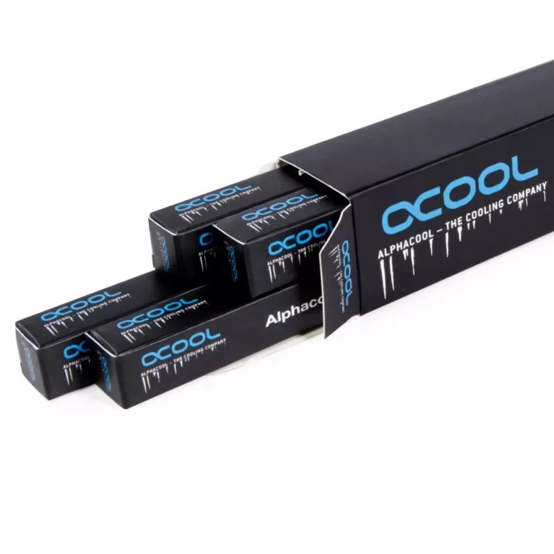 Alphacool Carbon HardTube 13mm 4x 80cm EOL (18657)