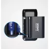 Įkroviklis / power bank ličio jonų baterijoms 18650 / 20700 / 21700 Xtar PB2SL V2 juodas