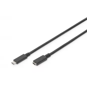 USB Type-C ilginimo laidas Digitus AK-300210-015-S