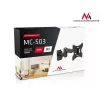 Laikiklis sieninis MACLEAN MC-503A S 23–42 colių ekranams, pakreipimas ±20°, VESA 75×75–200×200, 30 kg, sidabrinis