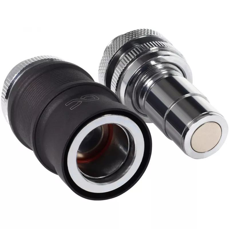 Alphacool Quick Disconnect Set BLH1A IG-IG su Schott jungtimi – greito atjungimo movų pora G½/G1/4 sriegiams