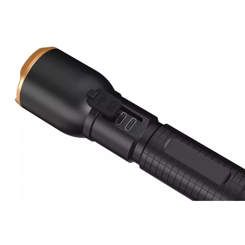 Duracell DF2500R rankinis įkraunamas žibintuvėlis, juodas