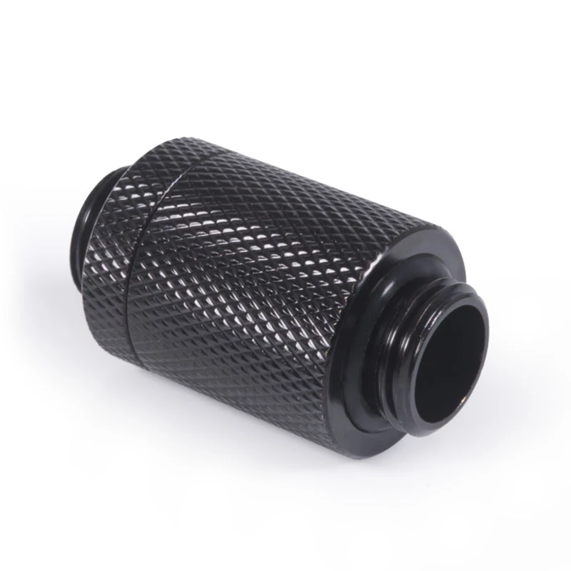 Alphacool ES D-Plug 25,5 mm G1/4 AG į G1/4 AG - giliai juodas (17580)