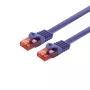LOGON Professional TCU66U070V Cat6 U/UTP jungiamasis kabelis, 7 m, violetinis
