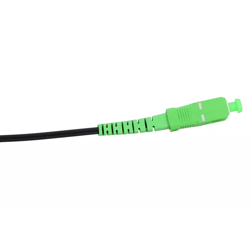 Extralink Patchcord SC/APC-SC/APC Plokščias nuleidžiamasis vienmodis Simplex G.657A2 100m