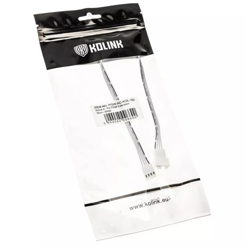 PWM ilginimo laidas 4-pin Kolink PGW-AC-KOL-162 30 cm baltas