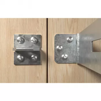 Fischer 670332 PowerFast II medsraigtis medžio drožlių plokštėms, 4,5 x 40 mm, lęšinė galvutė, TX, visas sriegis, cinkuotas plienas, 200 vnt.