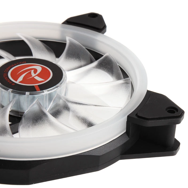 RAIJINTEK IRIS 14 Rainbow RGB LED ventiliatorius 140mm, 2 vnt. rinkinys su valdikliu