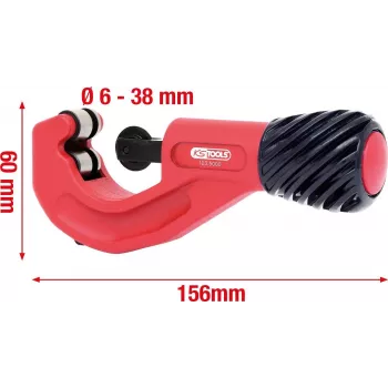 Pjovimo įrankis vamzdžiams ks tools 103.5000, Ø6–38 mm, ilgis 156 mm