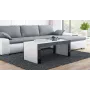 Cama TESS120 BI/CZ kavos / šoninis / kampinis staliukas Kavos staliukas stačiakampė forma 2 koja (-os)