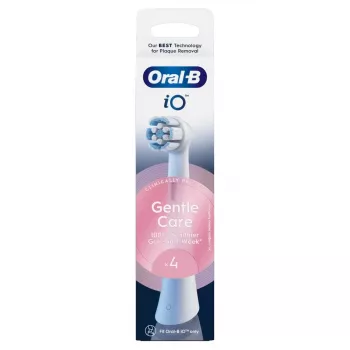 Šepetėlių galvutės Oral-B iO GentleCare White, 4 vnt.