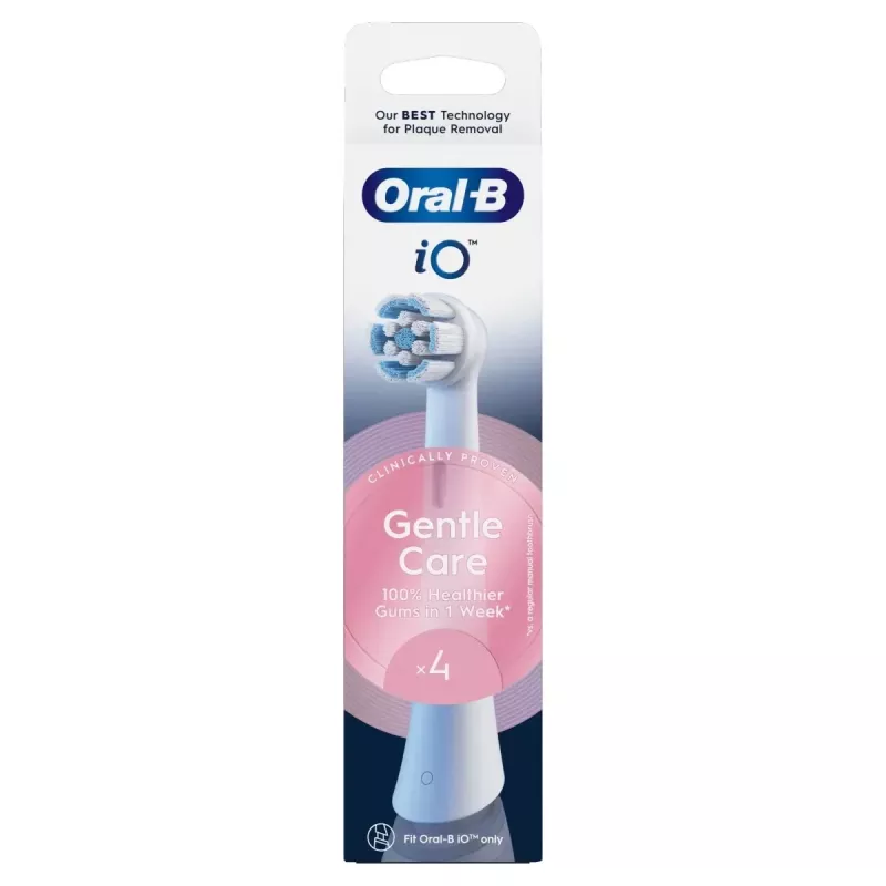 Šepetėlių galvutės Oral-B iO GentleCare White, 4 vnt.