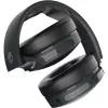 Ausinės ant galvos Skullcandy Hesh Evo – laidinės ir Bluetooth 5.0, 36 h baterija, USB-C, 3,5 mm, sulankstomos, triukšmo slopinimas, juodos