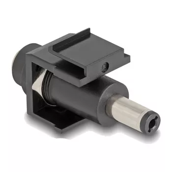 DeLOCK Keystone modulis DC 5.5 x 2.1 mm moteriškas į vyrišką juodas