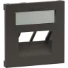 Dangtelis Legrand SEANO 2x RJ45 lizdams, antracitas (765459)