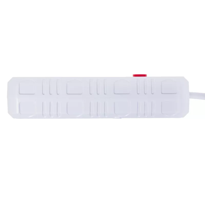 Ilgintuvas MACLEAN MCE392 W – 4 kištukiniai lizdai, 3×USB-A, 110–240V, 2.1A, 2500W, 1,5 m laidas, baltas