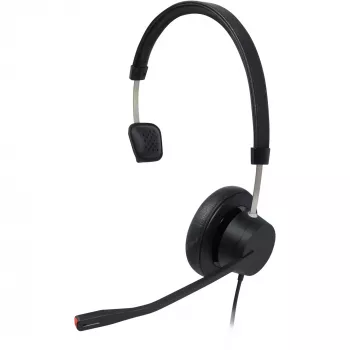 Belaidės ausinės Plusonic X140_Mono – lengvos, vienos ausies, laidinės