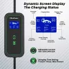 Qoltec Mobile EV automobilio įkroviklis reguliuojamas 2in1 Type2 | 7kW | 230V | CEE 3 kištukas | Wi-fi | LCD | Nešiojamas | Sieninis | 5m