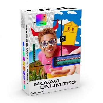Movavi Unlimited 2025 – daugialypės terpės ir dizaino programinė įranga