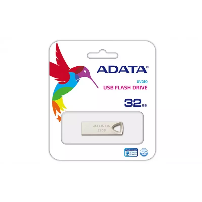 ADATA AUV210-32G-RGD USB atmintukas 32 GB USB-A 2.0 smėlio spalvos
