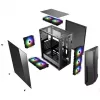 PC korpusas Xilence Performance C XILENT BLADE X512.RGB Midi Tower Juodas