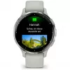 Garmin Venu 3S 3,05 cm (1,2 colio) AMOLED 41 mm skaitmeninis 390 x 390 pikselių liečiamas ekranas Pilka, Sidabrinė Wi-Fi GPS (palydovas)